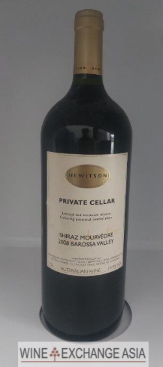 (image for) Hewitson Pvt. Cellar Shiraz-Mourvedre 2008 MAGNUM (JH 96) - WAS: $120++ # December